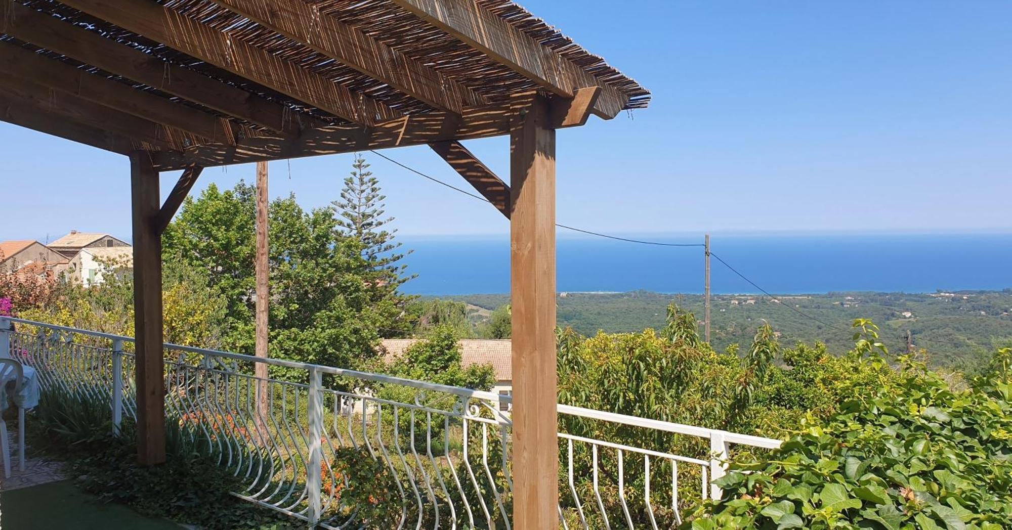Appartement A Caserella Entierement Renove Avec Terrasse Et Vue Panoramique Sur Mer Valle-di-Campoloro エクステリア 写真